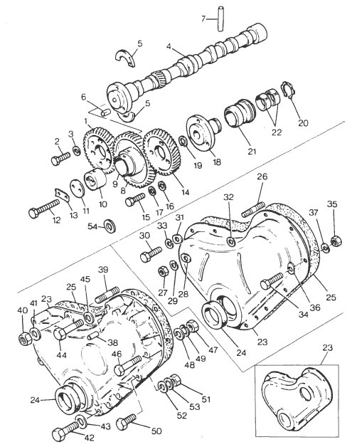 Perkins 4108 – Distribution et Arbres à Cames