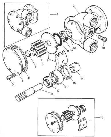 Perkins 4108 – Pompe à eau de mer