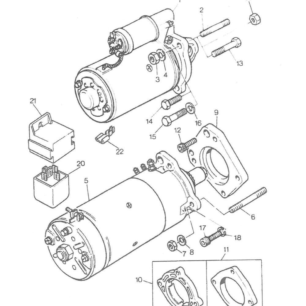 Perkins 4108 – Demarreur